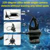 5-inch alarm visual fish finder, ultra clear AHD digital signal underwater fishing camera, 4K image quality for recording