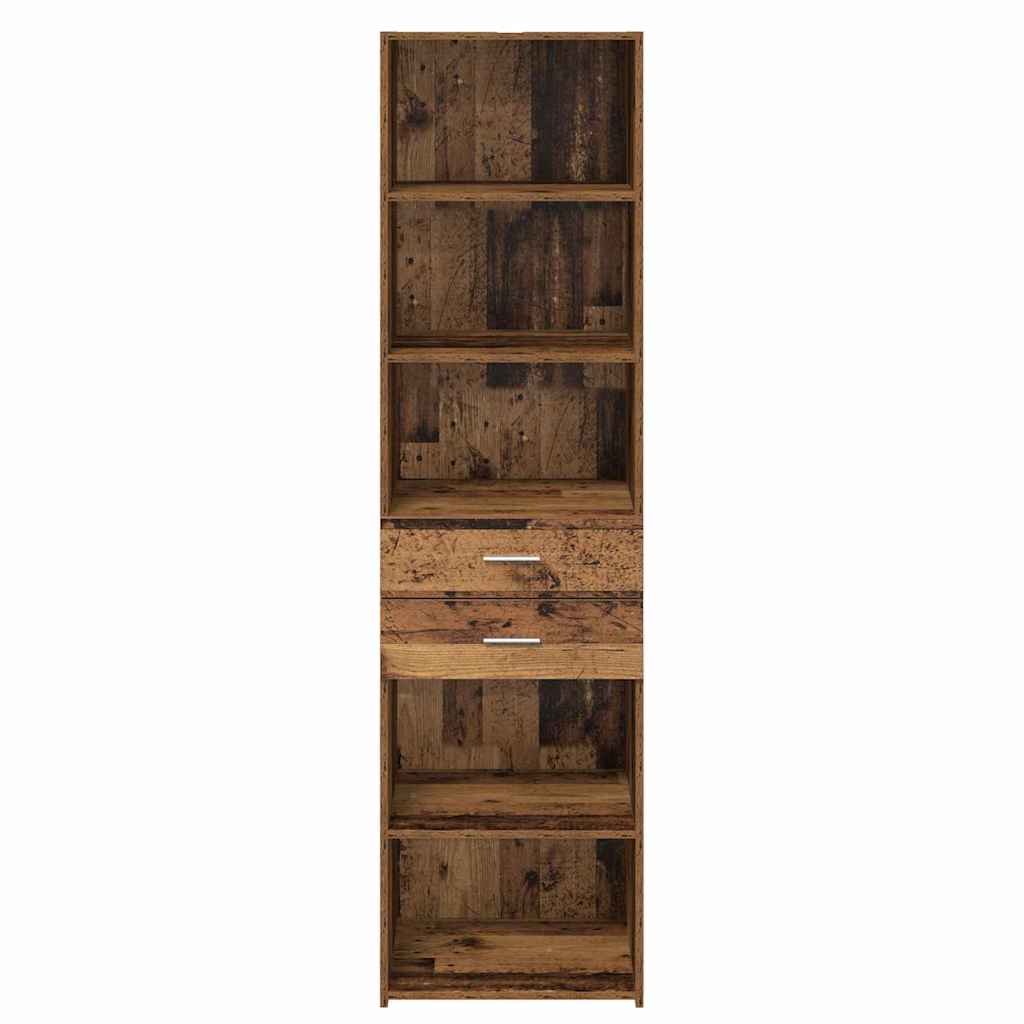 Highboard Reclaimed Wood 50 x 42.5 x 185 cm Particleboard