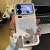 Sleeping kitten is suitable for Apple 17pro mobile phone case 16proma x13p imitation leather 12pro cartoon personality 11