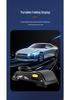 12V Digital Display Portable Tire Inflator with Preset Pressure and One-Key Inflate/Stop