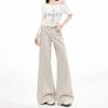 Pocket design straight jeans women's new low-rise loose-fitting hip-covering and thin floor-mopping versatile wide-leg pants