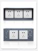 Aluminum Alloy Desktop Cable Management Cover for Computer Desk 86 Socket