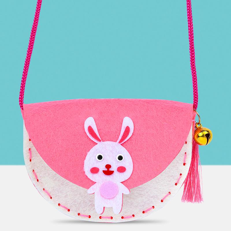 Children s DIY Cartoon Fabric Bag Craft Kit Educational Toy