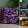 Halloween Witch Hat Skull Pillow Case Plush Fabric Soft Double Sided Print Sofa Cushion Cover Throw Pillow Covers