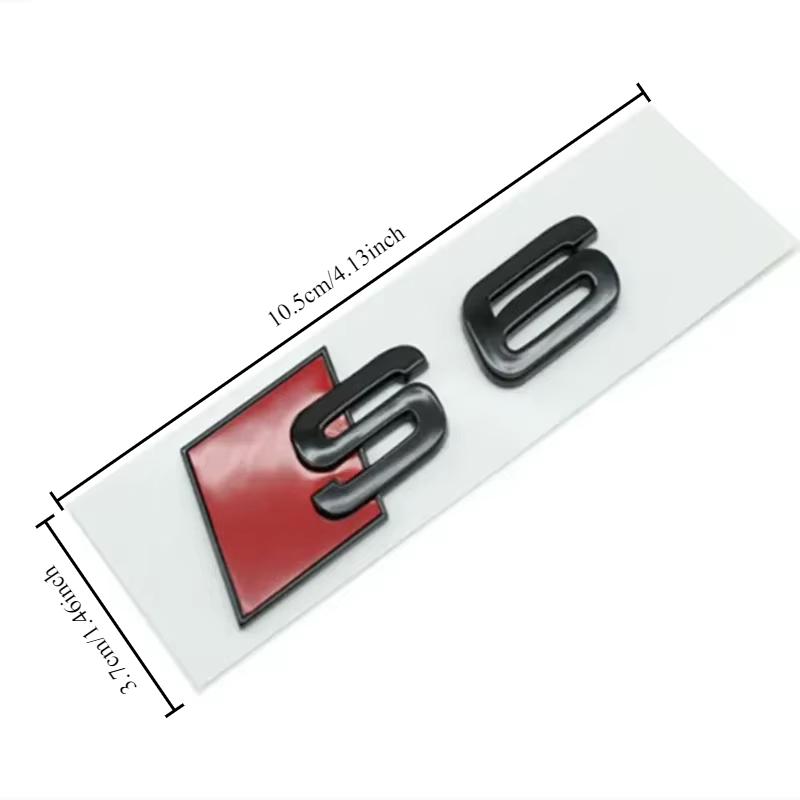 Voor S3 S4 S5 S6 S7 S8 Auto Achterklep Embleem Logo Badge Sticker Letter Nummer Embleem Sport S-Klasse Ombouw