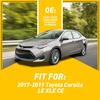 2 Stück Nebelscheinwerfer-Abdeckung für Stoßstange Vorne Für 17-19 Toyota Corolla LE XLE CE EXV