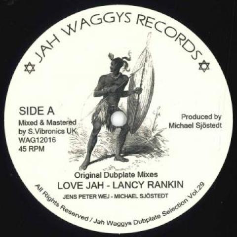 

12inch Record LANCY RANKIN - Love Jah / Answer WAG12016 Jah Waggy s Rec 2022 UK Reggae, Ska & Dub