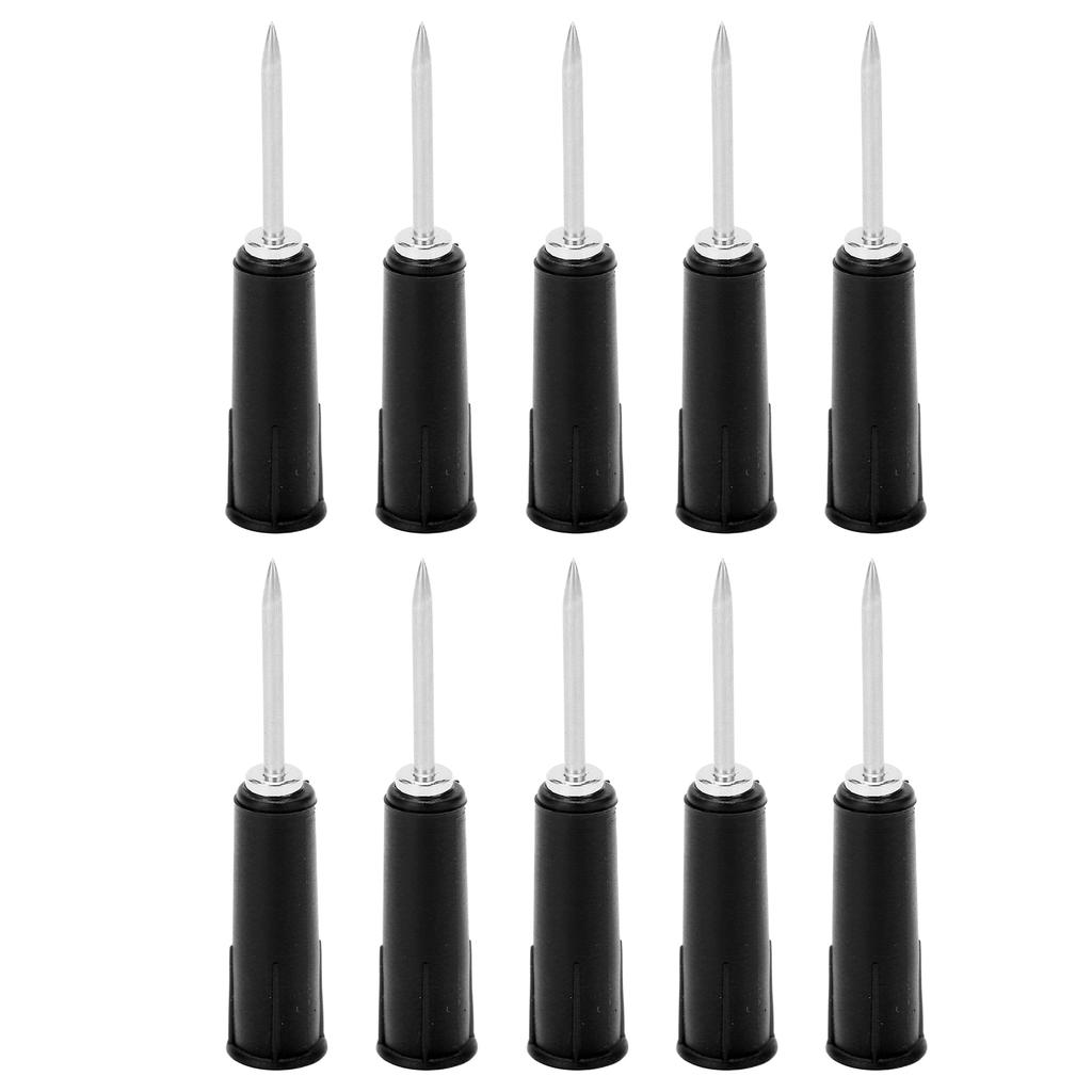 10pcs Banana Jack Wire Piercing Probe PVC Appearance 2mm 0.08in To 4mm 0.16in Conversion Insulation Pins for