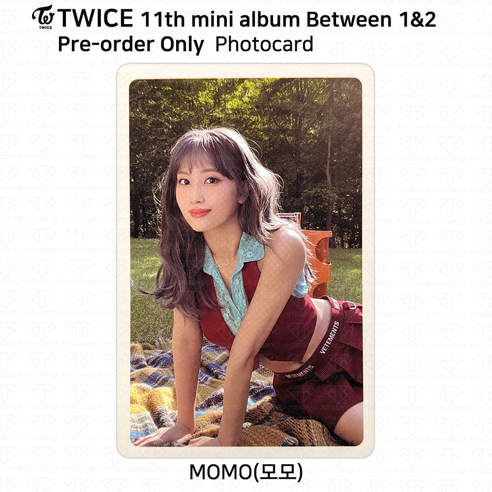 

TWICE 11-й мини-альбом между 1 и 2 Momo, фотокарточка, открытка, наклейка Polaroid POB Photocard - POB #03