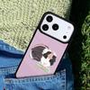 Cute Cartoon Guinea Pig Phone Case Cover for IPhone 11 12 13 14 15 16e 17 Pro Max Coque for IPhone 17 Air