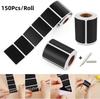 Stickers With Pen 1 Roll /150pcs 2.17x1.38in Black