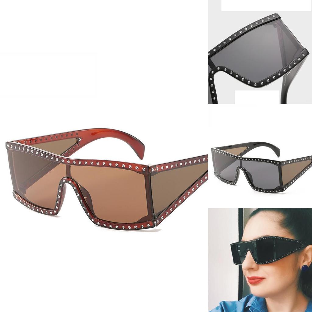Women's Retro Flat Top Large Oversize Square Frame Sunglasses With Uv400 Protection And Timeless Style