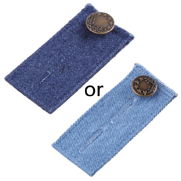 

1 Pack 3 Colors Available Denim Waist Extender Button for Jeans and Skirt 1 темно-синього кольору