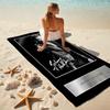 French legendary rock singer and actor Johnny Hallyday towel outdoor camping vacation swimming beach towel outdoor absorbent bath towel Y25