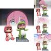 Nendoroid 2369 Goto Duku Dinosaur Pochi-chan Collectible Pvc Figure In Pink And Green