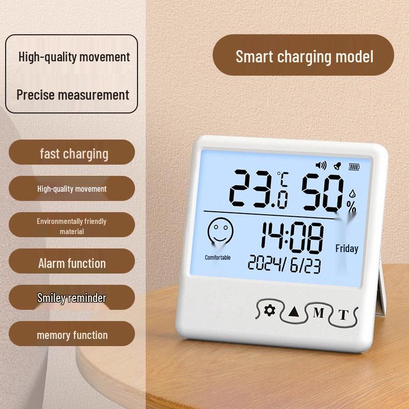 New Style HTC-1 Digital Indoor Thermometer and Hygrometer for Home Use