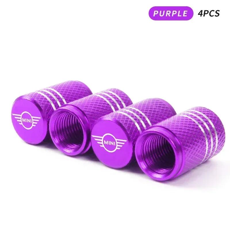 Cars R56 For BMW MINI Car For BMW Automobile Tire Inflation Nozzle Cover Bolt-in Aluminum Theftproof Valve Caps For BMW Mini Coo