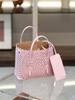 Borsa da Donna in Pelle Bohemien 20 Borsa Cesto di Verdura Traforata Pelle di Vitello Romantica Francese Borsa a Tracolla Portatile