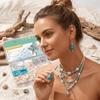 Kit per la Creazione di Gioielli Fai da Te Ispirato all'Oceano Kit per la Creazione di Braccialetti con Perline Multicolore Creazione di Gioielli