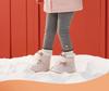 Girls' Winter Cotton Jacket: Plush-Padded Coat for Stylish 3-Year-Olds