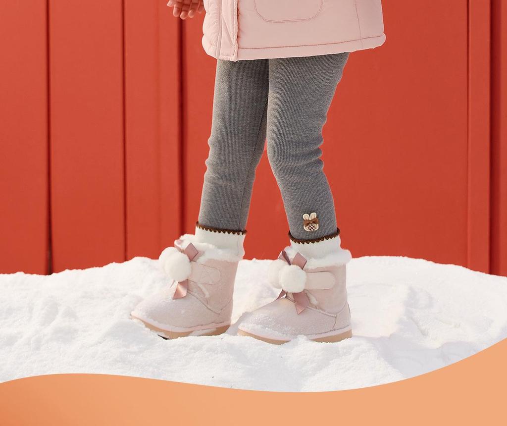Girls' Winter Cotton Jacket: Plush-Padded Coat for Stylish 3-Year-Olds