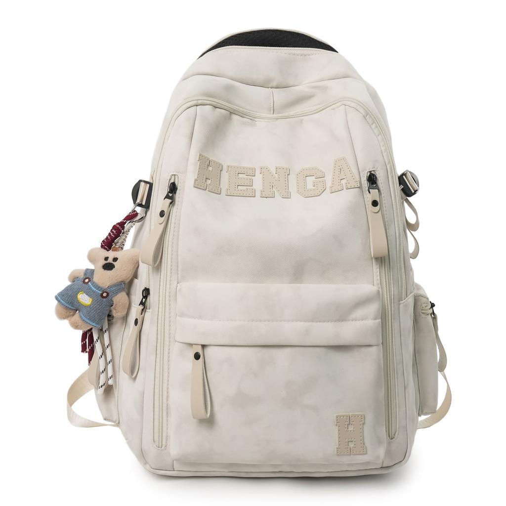 Schoolbag tooling style large capacity high school college student schoolbag male original niche junior high school casual American backpack female