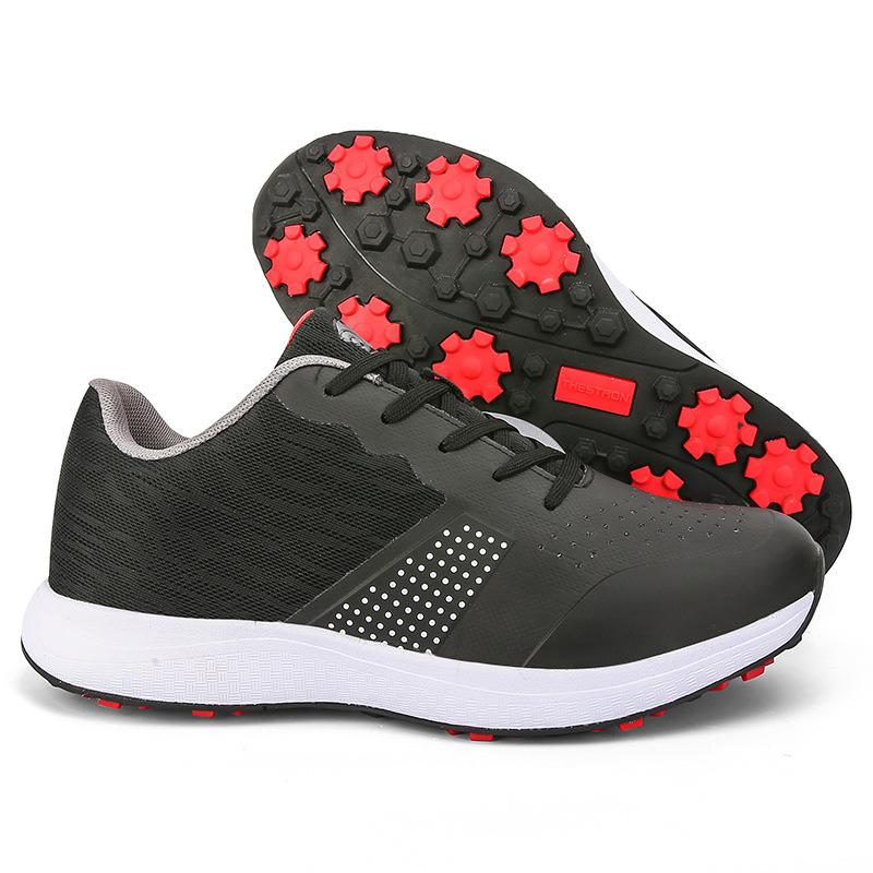 Wasserdichte Golfschuhe für Herren, Wanderschuhe, Trainingsschuhe, Sportschuhe ohne Spikes, rutschfest, für den Außenbereich, sportlicher Golf-Caddy, Größe 39–48