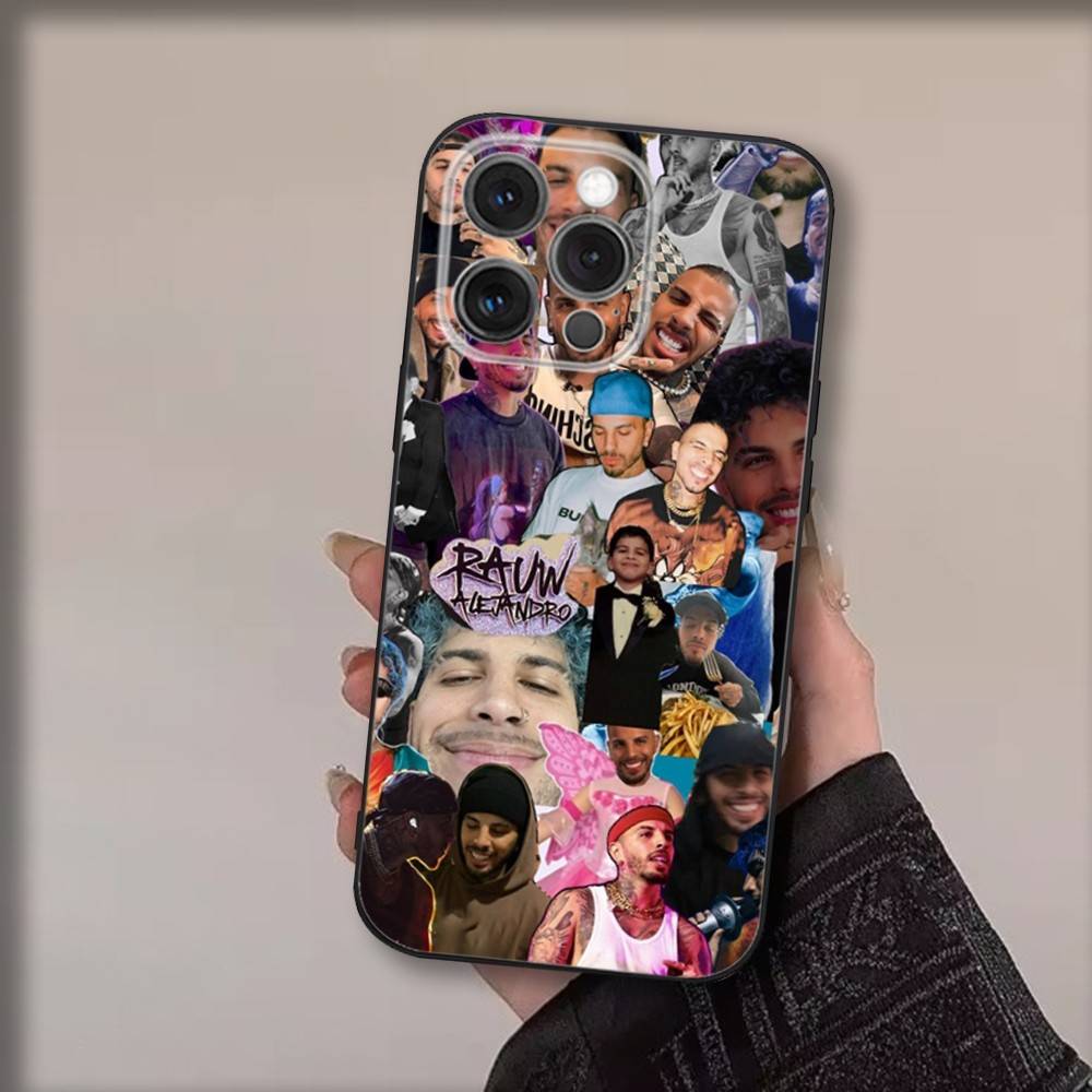 Singer R-Rauws A-Alejandro Phone Case For iPhone 17,16,15,14,13,12,11,Pro,Max,Plus,Air,X,XS,XR,SE,8,7,Mini,Soft Black Funda