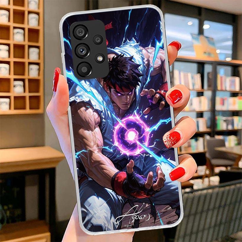 Game S-Street F-FighterS Phone Case For Samsung Galaxy A12 A22 A32 A52 A72 A02S Phone Case Note 20 Ultra 10 S10 Plus A51 A71 A50
