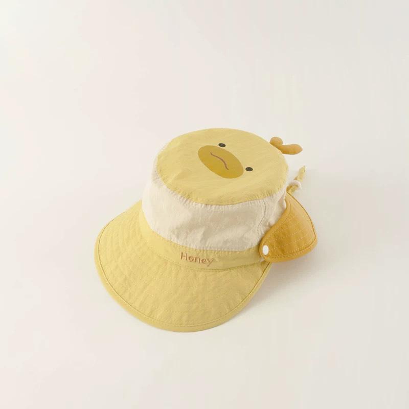 Kids Spring Autumn Thin Bucket Hat Boys Girls Summer Sun Protection Cap Baby Outdoor UV Shield Fisherman Hat