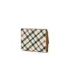 Daks Brown Check Color Block Leather Wallet Dcwa2e428