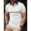 Polo deportivo de verano para hombre, de secado rápido, con solapa y bolsillo abotonado, ideal para fitness y uso diario.