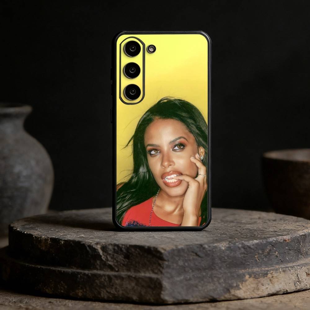 

Singer A-AaliyahS hip pop Phone Case For Samsung Galaxy A20,21s,22,31,32,52,53,72,73,80,91 Soft Black Shell Samsung a71 4g