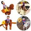 Vestiti per cani Divertenti Cosplay Costume di Halloween Cucciolo Gattino Cowboy Abbigliamento Creativo Animale Domestico Novità Abiti da Festa Bulldog Carlino Chihuahua