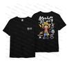 ONE PIECE Joint Short-sleeved T-shirt Luffy Gear5 Print Cotton Tee Men's Women Oversize Fashion Bandai Cosplay Tshirt Kid/Adult