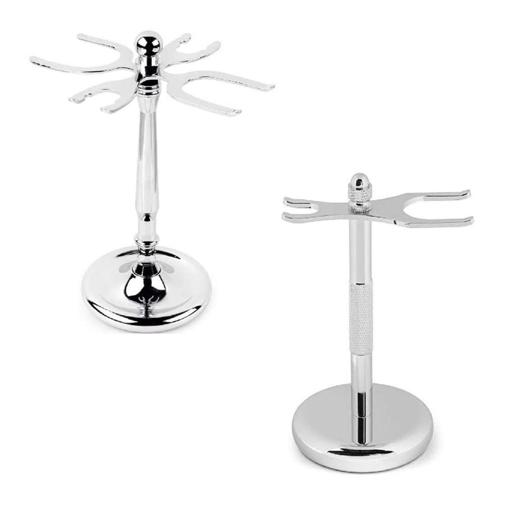 ABWR-Stainless Steel Razor Holder, Shaving Brush Holder, Shaving Tool Accessories, Razor Brush Holder 15.3X7cm