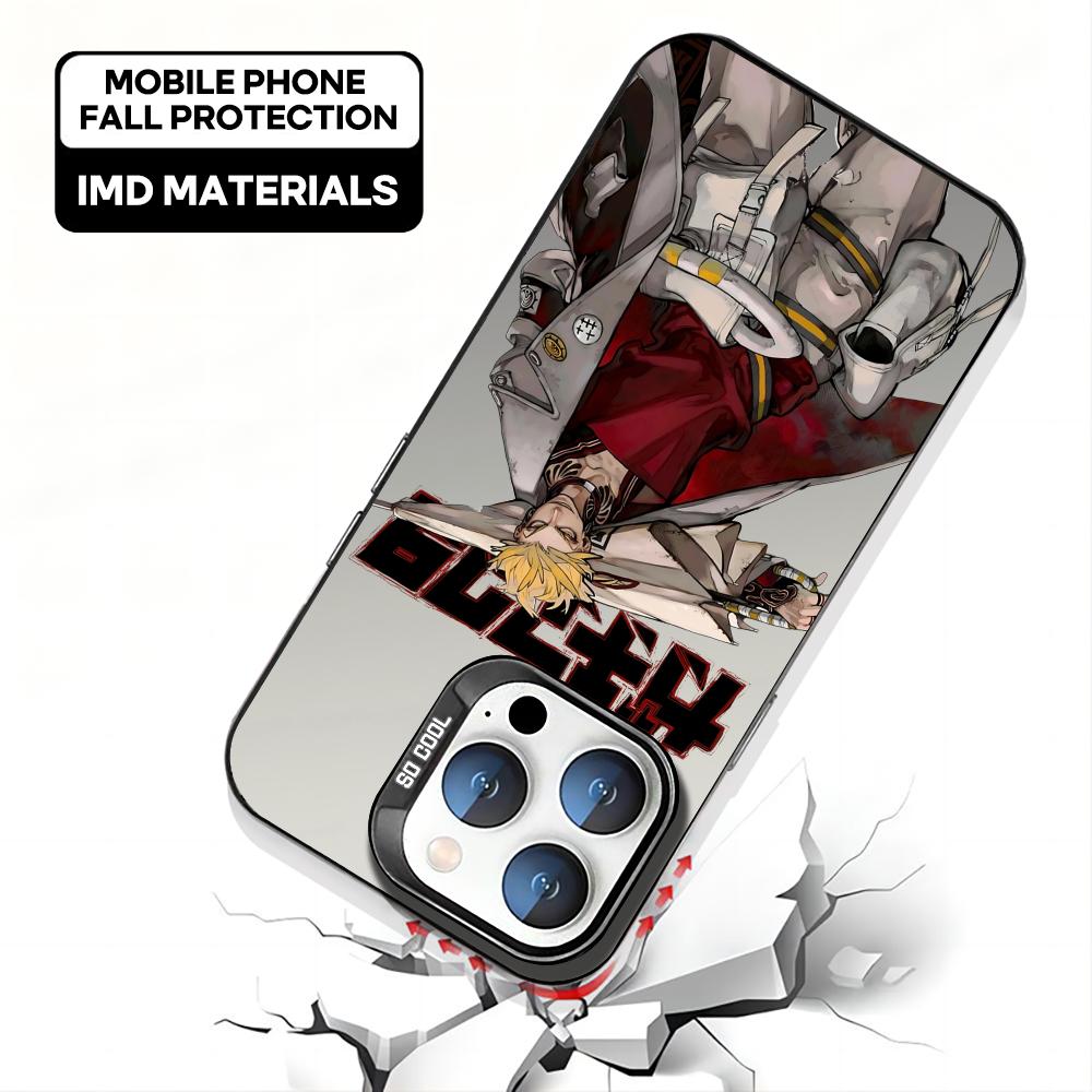 Anime GACHIAKUTA Phone Case black IMD Colorful Silver Suitable case for iPhone 17 16 e 15 14 13 12 11 XS Pro Max