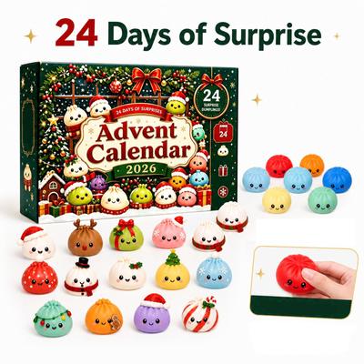 Christmas Advent Calendar -Day Countdown with Toys and Boxes for Kids