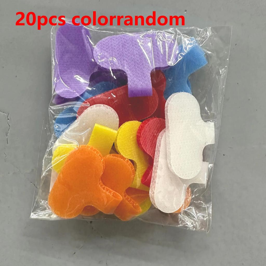 10/20pcs Colorrandom Cable Labels Cable Ties Reusable With Write-on Label Wire Labels Cable And Wire Tags Easy Identification