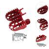 Motorcycle Foot Pegs Sturdy Modification Left Right Pedals Easy Installation for 600 XL600V for Motorbike Accessories