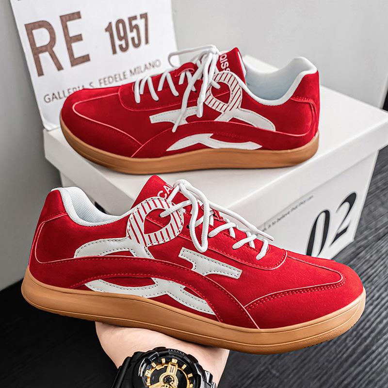 Mesh Breathable German Training Shoes Men's Summer and Autumn New Lightweight Student Versatile Flat-bottomed Casual Sports Board Shoes