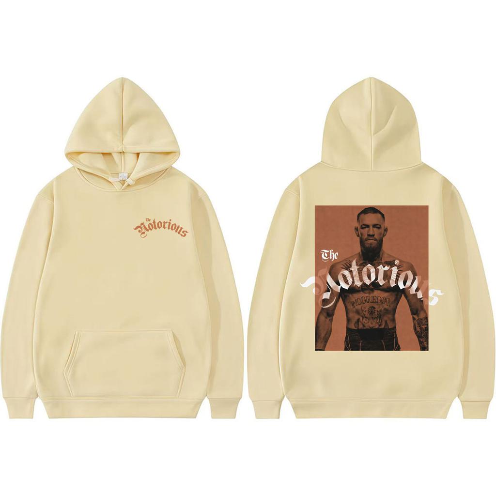 The Notorious Conor McGregor Fan Gifts Hoodies Harajuku Fashion High Street Sweatshirts Casual Fleece Oversized Pullovers