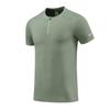 OEING Men's Half-Zip Running Sport Quick-Dry Short Sleeve Top