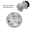 AC Compressor Cover Aluminium Air Conditioner Compressor Back Cover Replacement for SANDEN SD508 ORING HRZ 8X10