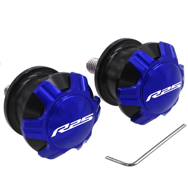 Bobine de braț oscilant din aluminiu CNC pentru motociclete, șuruburi, glisor pentru Yamaha MT-03 MT03 MT-25 MT 25 YZF R3 YZF R25 YZF-R3