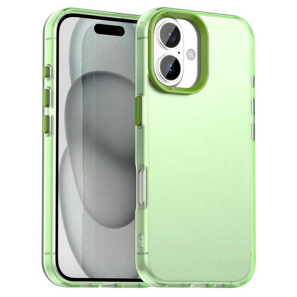 For iPhone 17 Case PC+TPU+PET Matte Anti-Drop Phone Back Cover