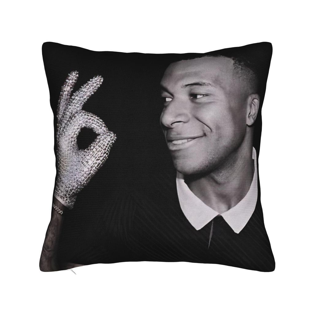 M-Mbappe Dictator Meme Pillowcase Printing Cushion Cover Gift  Throw Pillow Case Cover Home Square
