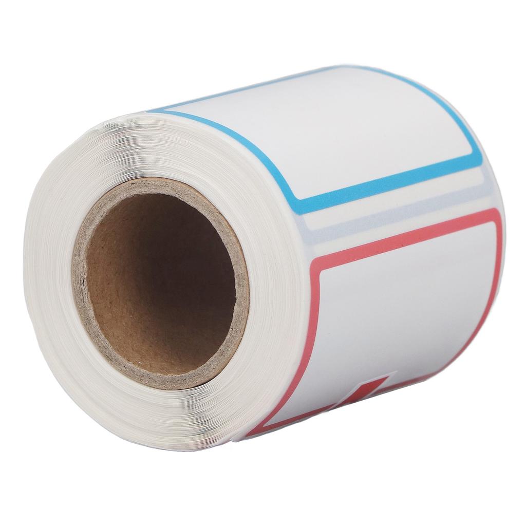1 Roll 220 Sheet Thermal Label Printer Paper 50x30mm Waterproof Oil Resistant Self Adhesive Thermal Labels 4 Colors