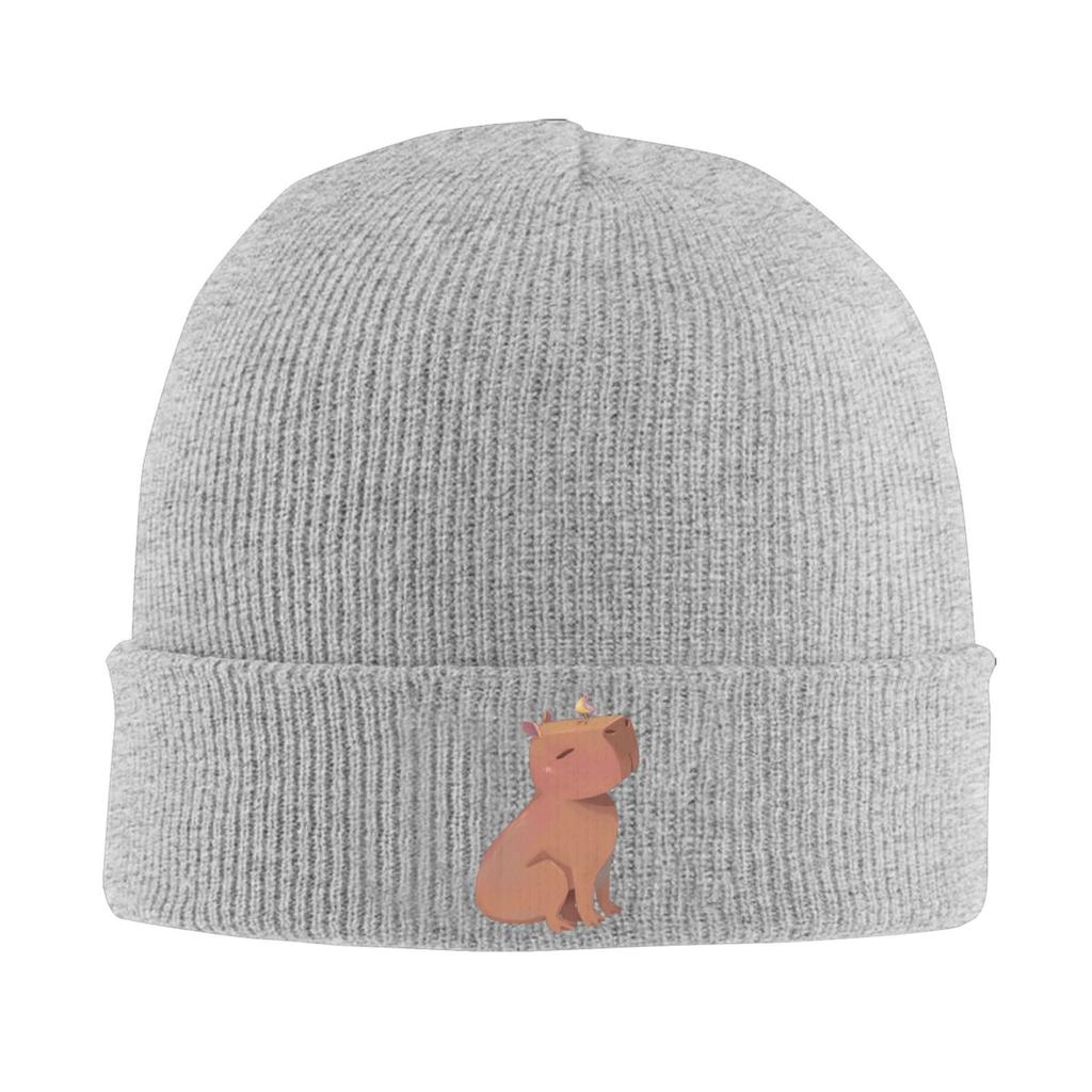 Capybara Print Autumn Hats Beanie Hats For Women Beanie Winter Soft Cozy Warm Stretch Thick Trendy Beanies Hats