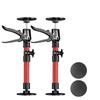 Villertech Third Generation Support Lifter, Set of 2, 392N (40kgf) Load Capacity, Aluminum Handle, 3-Section Telescopic, Anti-Tip, 360-Degree Rotation